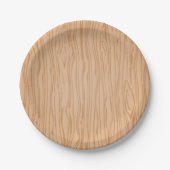 Assiette en papier jetable de 7 pouces à motif de (Devant)