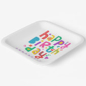 ASSIETTE EN PAPIER: JOLI ANNIVERSAIRE (Angulaire)