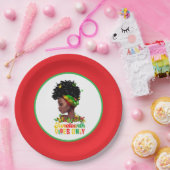 Assiette en papier Juneteenth (Fête)
