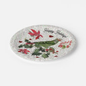 Assiette en papier King Bird (Angle)