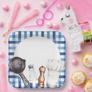 Assiette en Papier Kitchen Party Pinch of Love