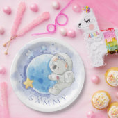 ASSIETTE EN PAPIER: KOALA SUR LA LUNE (Fête)