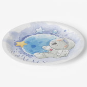 ASSIETTE EN PAPIER: KOALA SUR LA LUNE (Angle)