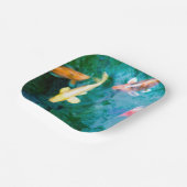 Assiette en papier Koi (Angulaire)