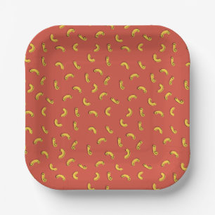 Assiette en papier macaroni au fromage