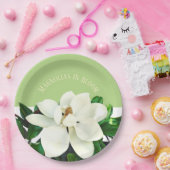 Assiette en papier Magnolia Bloom (Fête)