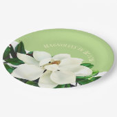 Assiette en papier Magnolia Bloom (Angle)