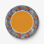 assiette en papier mandala lumineuse (Devant)