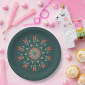 Assiette en papier Mandala Sud-Ouest (Fête)