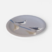Assiette en papier Mouette venteuse (Angle)