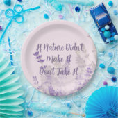 Assiette en papier Nature (Fête)