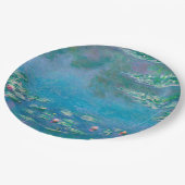 ASSIETTE EN PAPIER: "NÉNUPHARS" PAR MONET (Angle)