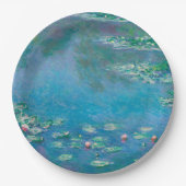 ASSIETTE EN PAPIER: "NÉNUPHARS" PAR MONET (Devant)