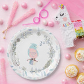 ASSIETTE EN PAPIER: OISEAU CHANTEUR (Fête)