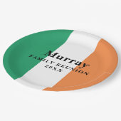 Assiette en papier personnalisée avec le nom de fa (Angle)