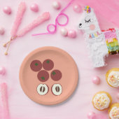 Assiette en papier Pomme Velours (Fête)
