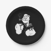 Assiette en papier Popeye (Devant)