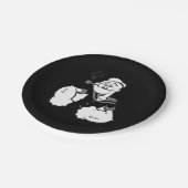 Assiette en papier Popeye (Angle)