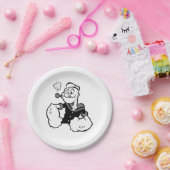 Assiette en papier Popeye (Fête)
