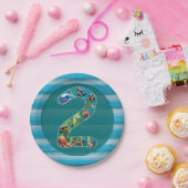 Assiette en papier pour 2e anniversaire (Fête)