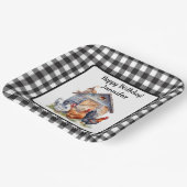 Assiette en papier pour anniversaire de style ferm (Angulaire)