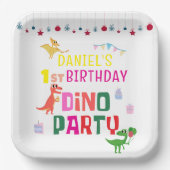 Assiette en papier pour anniversaire d'enfants (Recto)