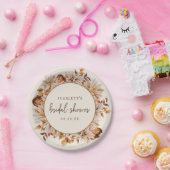 Assiette en papier pour Baby Shower d'automne (Fête)