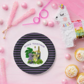 Assiette en papier pour dégustation de vin moderne (Fête)