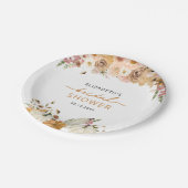 Assiette en papier pour douche de mariée automne c (Angle)