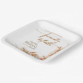 Assiette en papier pour enterrement de vie de jeun (Angulaire)