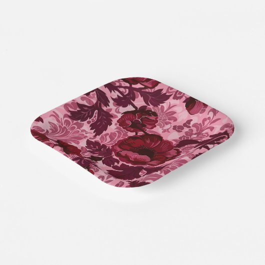 Assiette en papier pour enterrement de vie de jeun (Angulaire)