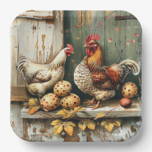 Assiette en papier pour fête champêtre