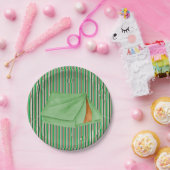 Assiette en papier pour fête de camping (Fête)