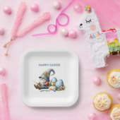Assiette en papier pour fête de Pâques (Fête)