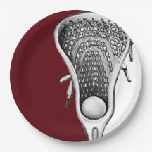 Assiette en papier pour fête de sport de crosse co