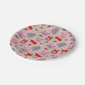 Assiette en papier pour fête Scoops & Snoots (Angle)