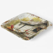 Assiette en papier pour fête sur le thème des œufs (Angulaire)