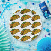 Assiette en papier pour fête tacos (Fête)