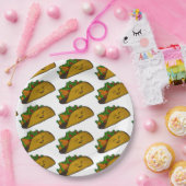 Assiette en papier pour fête tacos (Fête)