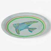 Assiette en papier pour friture de poisson (Angle)
