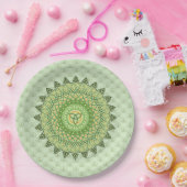 Assiette en papier pour la Saint-Patrick celtique (Fête)