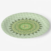 Assiette en papier pour la Saint-Patrick celtique (Angle)