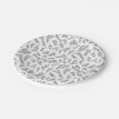 Assiette en papier pour les fêtes de remerciement  (Angle)