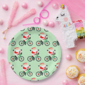 Assiette en papier pour une fête de Noël créative (Fête)