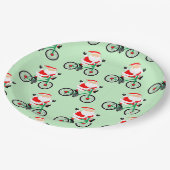 Assiette en papier pour une fête de Noël créative (Angle)