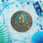 Assiette en papier ronde 7" (Fête)