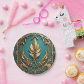 Assiette en papier ronde 7" (Fête)