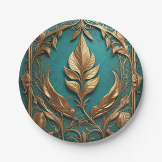 Assiette en papier ronde 7"