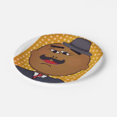 Assiette en papier ronde QUICKDRAW (Angle)