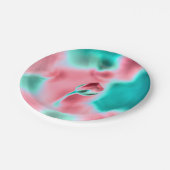 Assiette en papier Rose Bud (Angle)